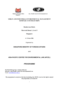 Urban and Industrial Environmental Management Programme