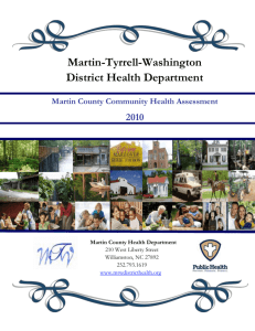 Martin County 2010 Community Health Assessment