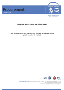 purchase order terms and conditions