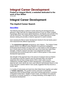 Integral Career Development