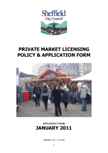 Our licensing policy and application form is