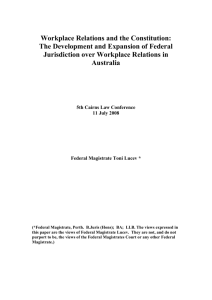 workplace-relations - Federal Circuit Court of Australia