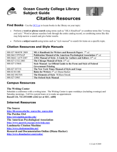 Citation Resources
