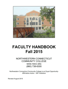 table of contents - Northwestern Connecticut Community College
