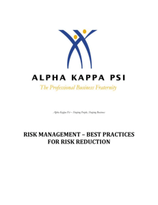 Risk Management Best Practices
