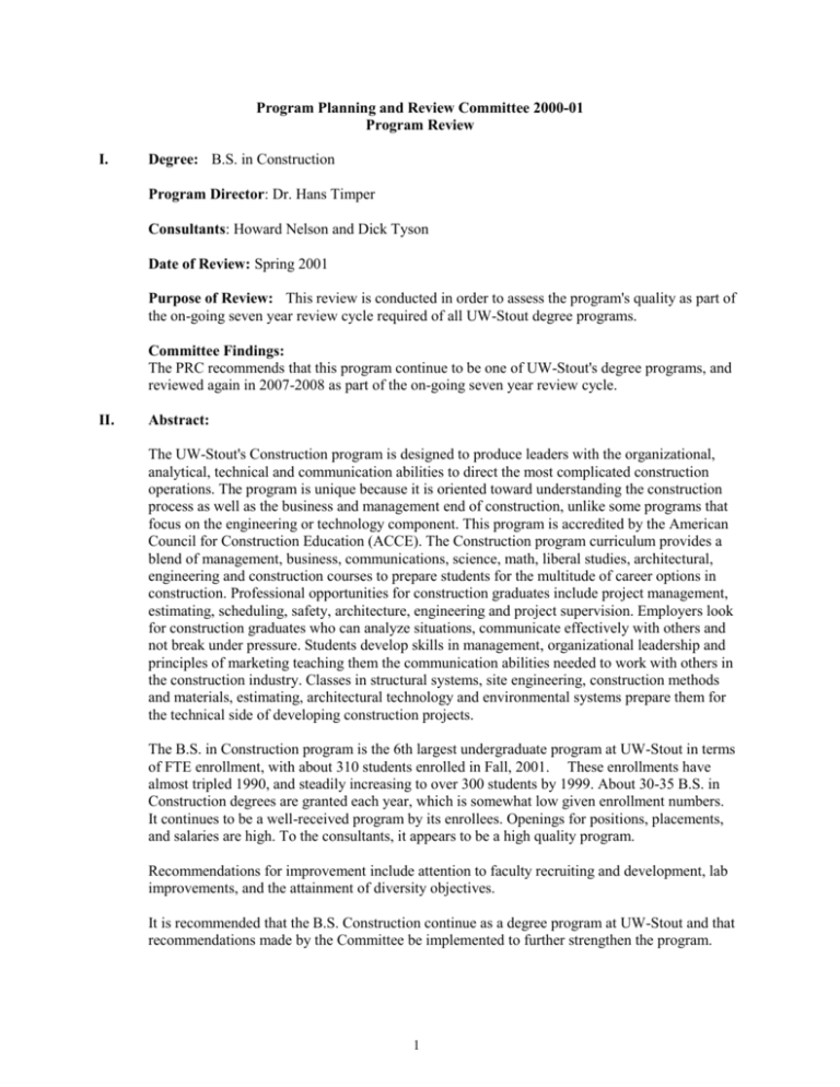 Preliminary Observations - University of Wisconsin