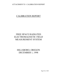 calibration report