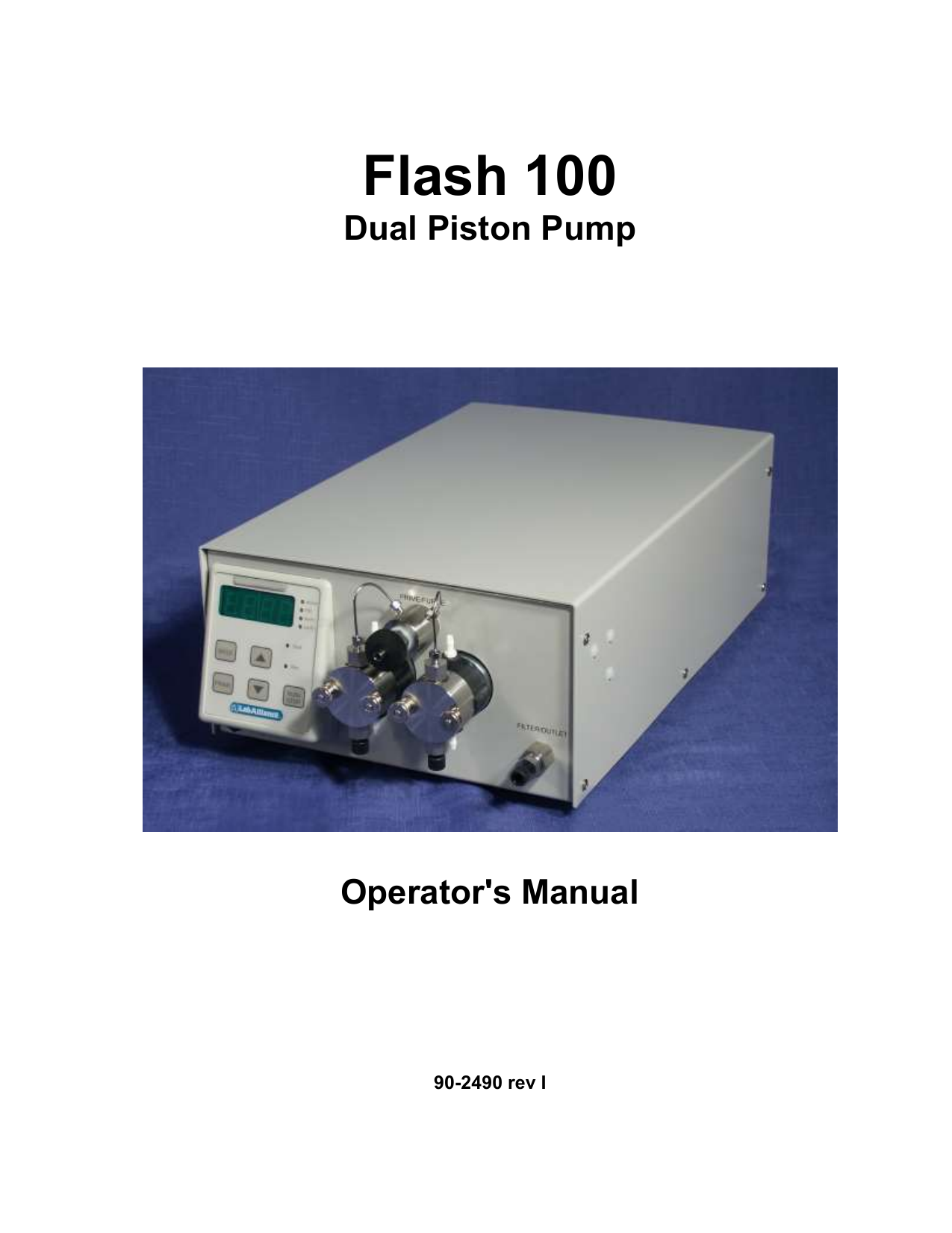 Series III Pump Operator's Manual