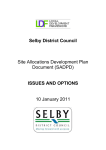 here - Selby District Council