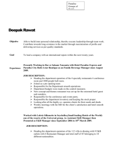 Deepak Rawat - Original CV