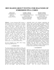 Automated BIST-Based Diagnosis Tool for SOPC