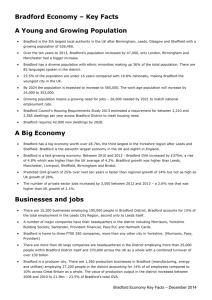Bradford Economy – Key Facts July 2015