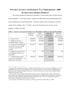 Poverty 2005 - University of Oklahoma