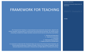 Framework for Teaching - Campbell County Schools