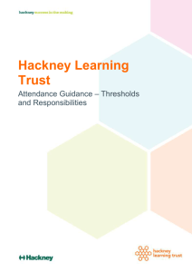 HLT Attendance Guidance – Thresholds and Responsibilities