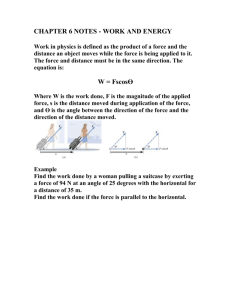 CHAPTER 4 - FORCES AND NEWTON'S LAWS OF MOTION