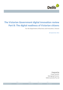 The Victorian Government digital innovation review Part B: The