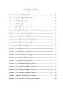 BSB Recruitment and Selection Toolkit