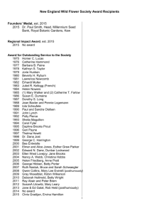 Award Recipients 1964-present