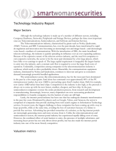 Technology Industry Report
