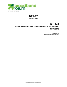 6 Public Wi-Fi Access Network Architecture