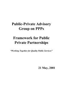 Public Private Advisory Group on PPP