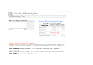 ראש הטופס International Shipping Rates Select your shipping
