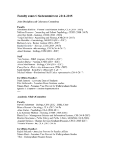 Standing Committees 2014-2015