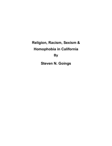 Religion and Racisicm - Welcome to the official website of The
