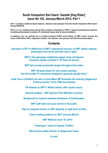 also in Microsoft Word format - South Hampshire Rail User Group
