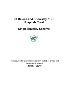 SH & K Acute Trust SES - St Helens and Knowsley Teaching