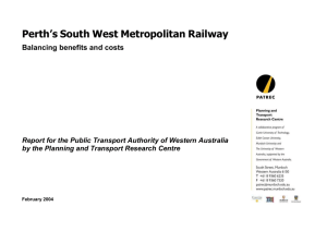 2004-Perth's South West Metropolitan Raiway Balancing