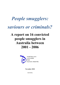 People smugglers - Australian Lawyers For Human Rights