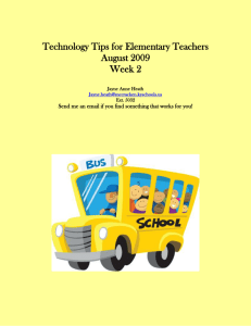 File - Technology For Elementary Teachers