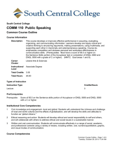 AGENDA 11 1 13 ATTACH Communication COMM 110 Public