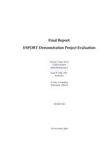 DRAFT Final Report