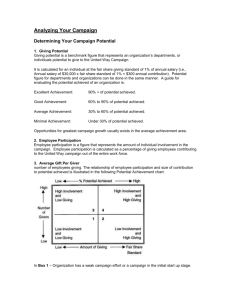 Analyzing Your Campaign