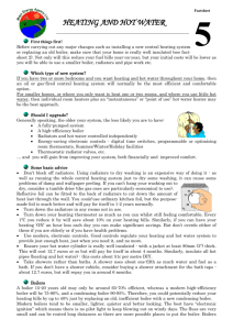 Fact Sheet 5: Heating and Hot Water (Word