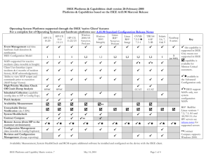 ISEE Platforms & Capabilities: draft version 2-September-2003