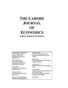 Vol.4,No.2 - Lahore School of Economics