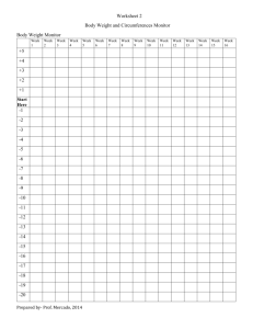 Worksheet 2 weight and circumferences monitor