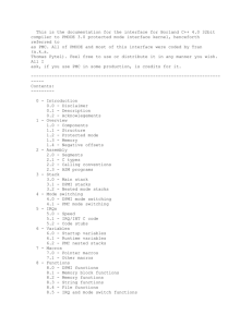 This is the documentation for the interface for Borland C++ 4.0 32bit
