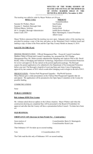 Stone Harbor Council Minutes November 4 2014