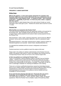 O Level Food and Nutrition - Cambridge International Examinations