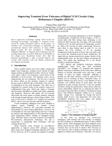 Improving Transient Error Tolerance of Digital VLSI Circuits