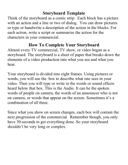 microsoft word storyboard template storyboard template word
