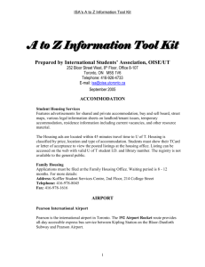 A to Z Information Tool Kit - OISE
