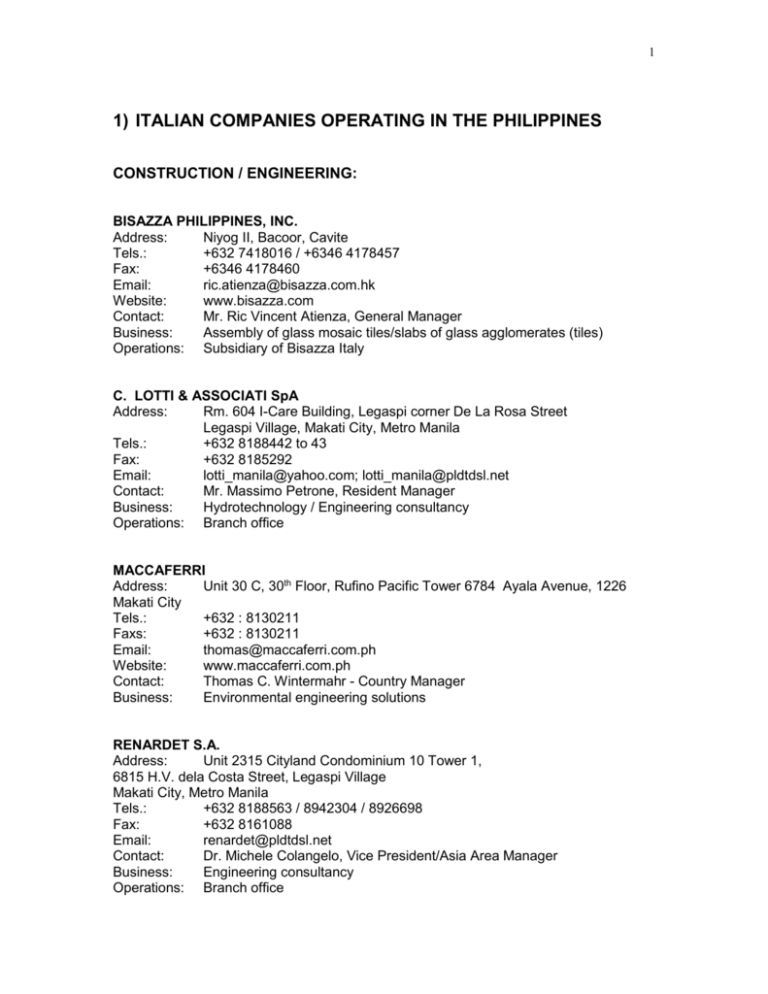 address-embassy-of-italy-in-manila