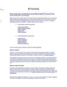 ICT Curricula Exploration II