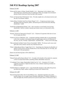 List of Wall Street Journal Articles, Spring 2007